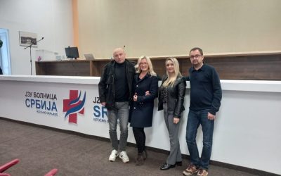 Ljekari i medicinski tehničari Specijalne bolnice za psihijatriju Sokolac na manifestaciji “Dani bolnice Srbija”
