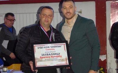 DŽUDO KLUB “OLIMPIK” SOKOLAC DODIJELIO ZAHVALNICU JZU SPECIJALNOJ BOLNICI ZA PSIHIJATRIJU SOKOLAC