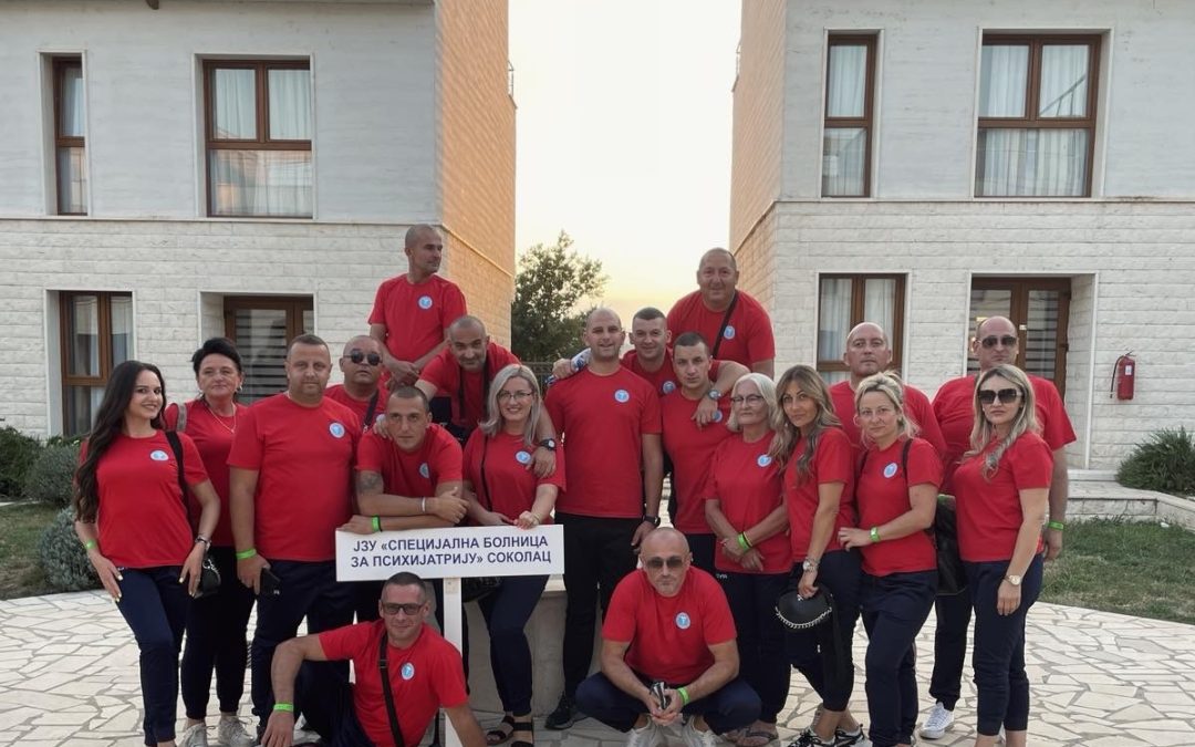 RADNICI JZU SPECIJALNE BOLNICE ZA PSIHIJATRIJU SOKOLAC UČESTVUJU NA SPORTSKIM IGRAMA U GRADU SUNCA U TREBINJU