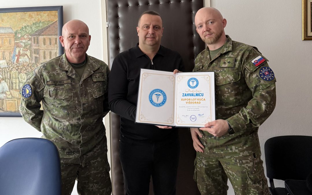 PREDSTAVNICI EUFOR LOT TIMA IZ VIŠEGRADA POSJETILI JZU SPECIJALNU BOLNICU ZA PSIHIJATRIJU SOKOLAC