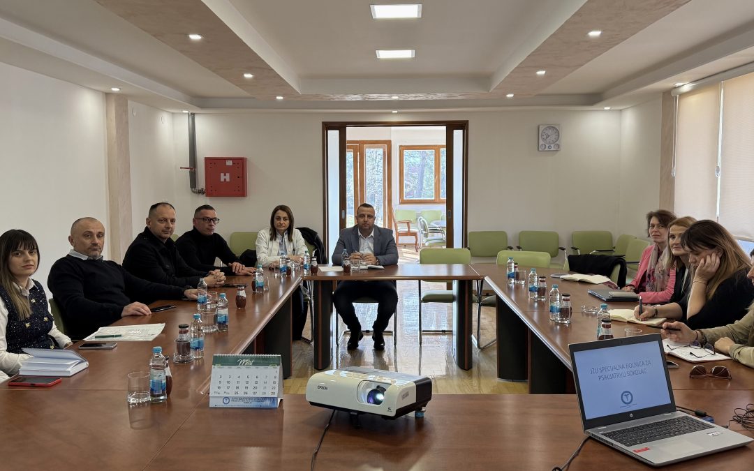 POSJETA PREDSTAVNIKA SVJETSKE BANKE JZU SPECIJALNOJ BOLNICI ZA PSIHIJATRIJU SOKOLAC
